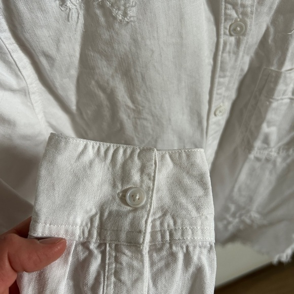 Rails Ingrid Shirt White with Star Pattern - Picture 3 of 9